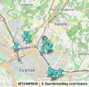 Mappa Via Fra' Guittone, 50133 Firenze FI, Italia (2.07727)