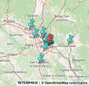 Mappa Via Sandro Pertini, 50144 Firenze FI, Italia (7.24182)