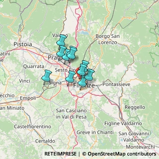 Mappa Via Sandro Pertini, 50144 Firenze FI, Italia (7.98636)
