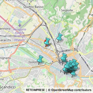 Mappa Via Angiolino dei Corbizi, 50127 Firenze FI, Italia (2.73765)