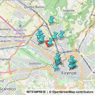 Mappa Via Angiolino dei Corbizi, 50127 Firenze FI, Italia (1.70133)