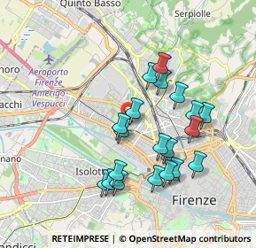 Mappa Via Enrico Forlanini, 50127 Firenze FI, Italia (1.7555)