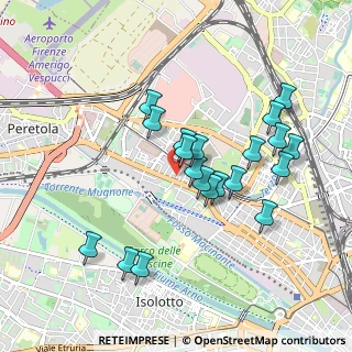 Mappa Via Giannotto Bastianelli, 50127 Firenze FI, Italia (0.8865)