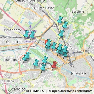 Mappa Via Giannotto Bastianelli, 50127 Firenze FI, Italia (1.71526)