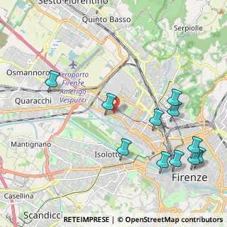 Mappa Via Giannotto Bastianelli, 50127 Firenze FI, Italia (2.57182)