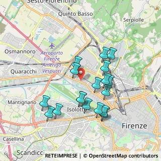 Mappa Via Giannotto Bastianelli, 50127 Firenze FI, Italia (1.74611)