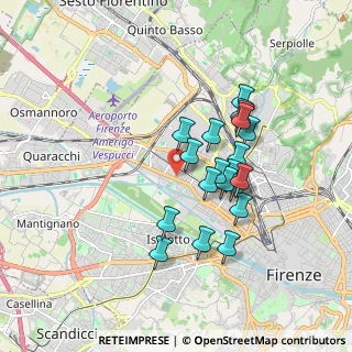 Mappa Via Giannotto Bastianelli, 50127 Firenze FI, Italia (1.5565)