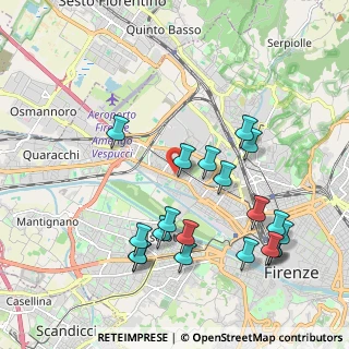 Mappa Via Giannotto Bastianelli, 50127 Firenze FI, Italia (2.2535)