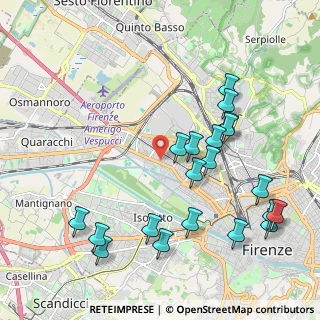 Mappa Via Giannotto Bastianelli, 50127 Firenze FI, Italia (2.3625)