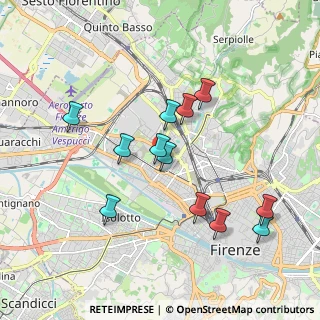 Mappa Piazza Ugo di Toscana, 50127 Firenze FI, Italia (1.83167)