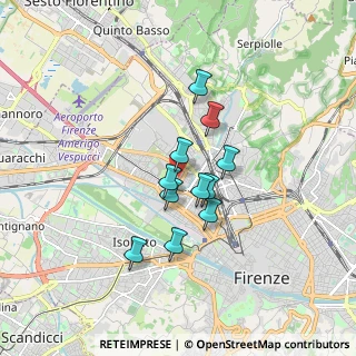 Mappa Piazza Ugo di Toscana, 50127 Firenze FI, Italia (1.26273)