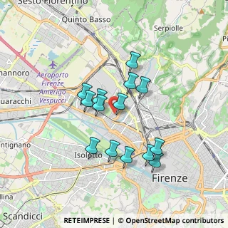 Mappa Via dei Rastrelli, 50127 Firenze FI, Italia (1.515)