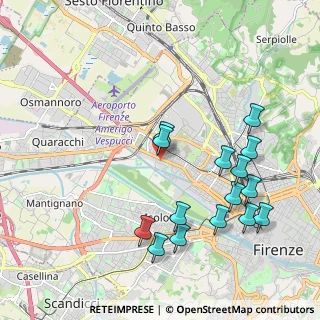 Mappa Via Muzio Clementi, 50127 Firenze FI, Italia (2.222)