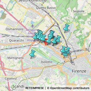 Mappa Via Francesco Baracca, 50127 Firenze FI, Italia (1.0995)
