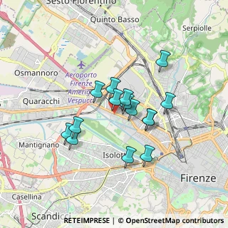 Mappa Via Francesco Baracca, 50127 Firenze FI, Italia (1.39533)