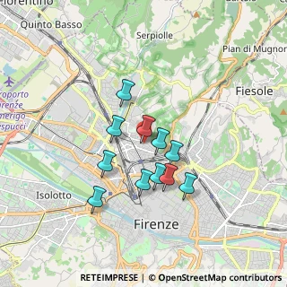 Mappa Piazza Giambattista Giorgini, 50134 Firenze FI, Italia (1.39727)