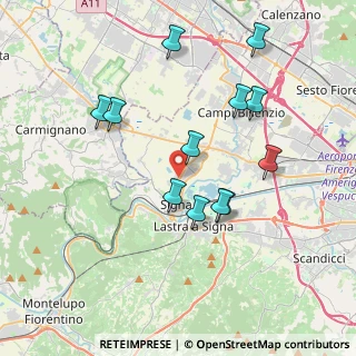 Mappa Via Michelangelo Buonarroti, 50058 Signa FI, Italia (3.8075)