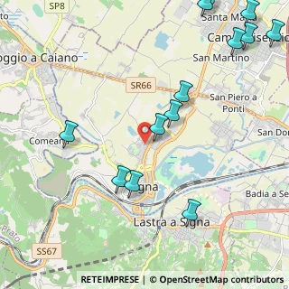 Mappa Via del Setaiolo, 50058 Signa FI, Italia (2.89385)