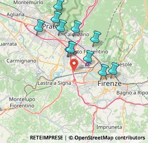 Mappa Via Basilicata, 50145 Firenze FI, Italia (7.29727)