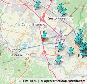 Mappa Via Basilicata, 50145 Firenze FI, Italia (6.1345)