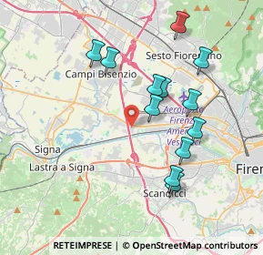 Mappa Via Basilicata, 50145 Firenze FI, Italia (3.69833)
