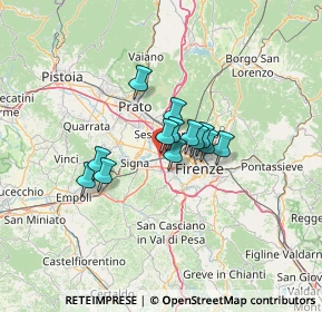 Mappa Via Basilicata, 50145 Firenze FI, Italia (8.12077)