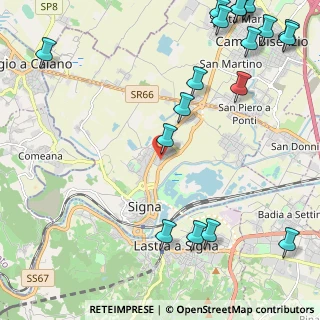 Mappa Via E. Mannelli, 50058 Signa FI, Italia (3.31944)