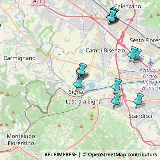Mappa Via E. Mannelli, 50058 Signa FI, Italia (4.94846)