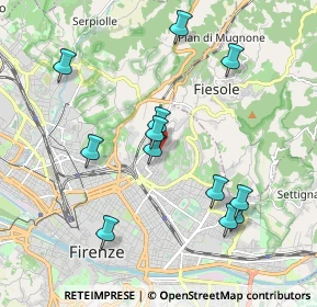 Mappa Via Guido Guinizzelli, 50133 Firenze FI, Italia (1.98667)