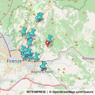 Mappa Via Tre Pini, 50135 Firenze FI, Italia (4.19)