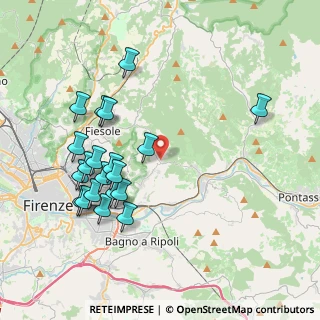 Mappa Via Tre Pini, 50135 Firenze FI, Italia (4.26)