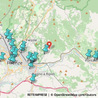 Mappa Via Tre Pini, 50135 Firenze FI, Italia (6.187)