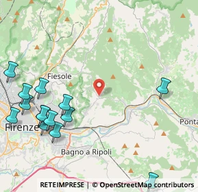 Mappa Via Tre Pini, 50135 Firenze FI, Italia (5.75429)