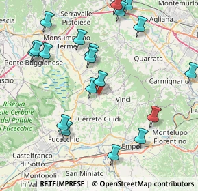 Mappa Via Martello, 51035 Lamporecchio PT, Italia (9.898)