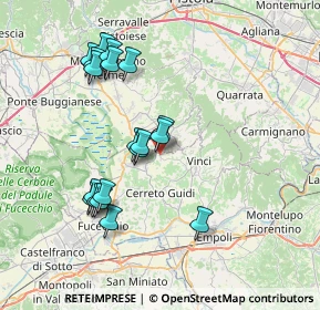 Mappa Via Martello, 51035 Lamporecchio PT, Italia (7.49263)