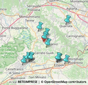 Mappa Via Martello, 51035 Lamporecchio PT, Italia (7.38071)