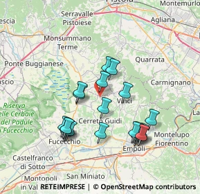 Mappa Via Martello, 51035 Lamporecchio PT, Italia (7.0475)