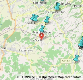 Mappa Via Martello, 51035 Lamporecchio PT, Italia (3.03071)
