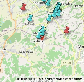 Mappa Via Martello, 51035 Lamporecchio PT, Italia (2.2955)