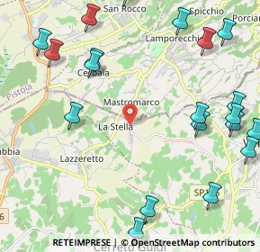 Mappa Via Martello, 51035 Lamporecchio PT, Italia (3.004)