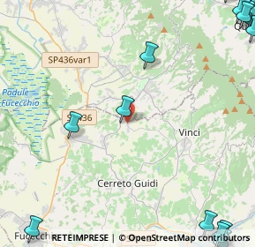Mappa Via Martello, 51035 Lamporecchio PT, Italia (8.4245)