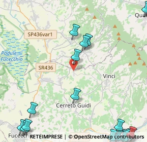 Mappa Via Martello, 51035 Lamporecchio PT, Italia (7.502)