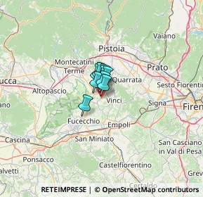 Mappa Via Martello, 51035 Lamporecchio PT, Italia (9.11091)