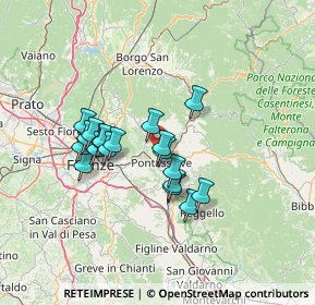 Mappa 50065 Pontassieve FI, Italia (11.33368)