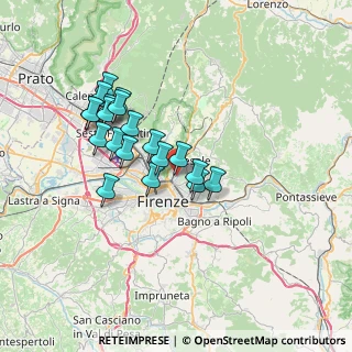 Mappa Via della Palancola, 50133 Firenze FI, Italia (6.3565)