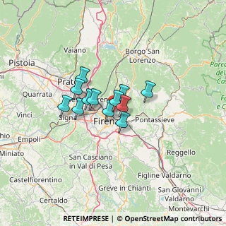 Mappa Via della Palancola, 50133 Firenze FI, Italia (7.97833)