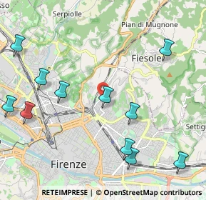 Mappa Via Filippo Brunetti, 50133 Firenze FI, Italia (2.63818)