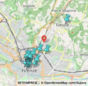 Mappa Via Filippo Brunetti, 50133 Firenze FI, Italia (2.175)