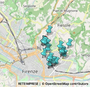 Mappa Via Filippo Brunetti, 50133 Firenze FI, Italia (1.4885)