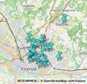 Mappa Via Filippo Brunetti, 50133 Firenze FI, Italia (1.6715)